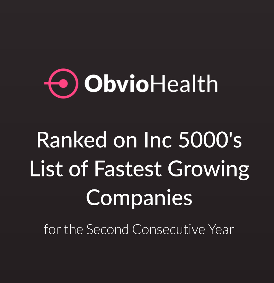 ObvioHealth Ranked On Inc. 5000's List Of Fastest Growing Private ...